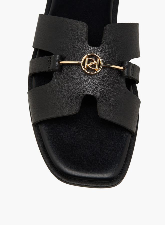 Paprika Women Metal Accent Flat Sandals - Image 4